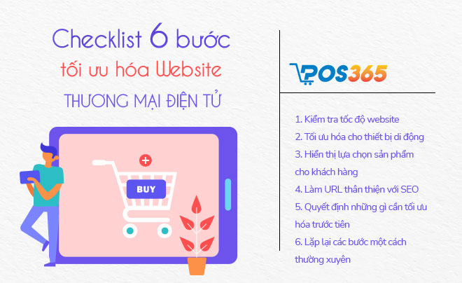 Checklist 6 bước tối ưu hóa website thương mại điện tử