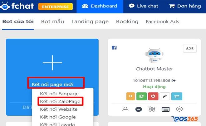 Phần mềm bán hàng Zalo Fchat