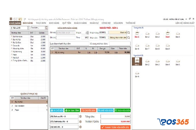  phần mềm quản lý nhà hàng buffet