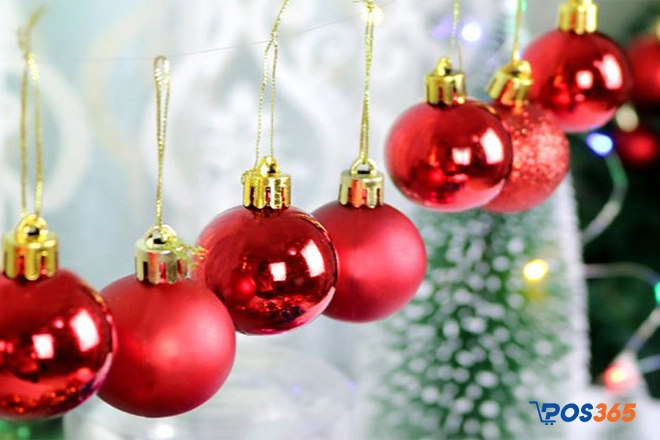 trang trí noel bàn làm việc