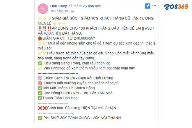 mẫu content giật tít