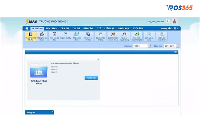 Phần mềm quản lý học sinh SMAS
