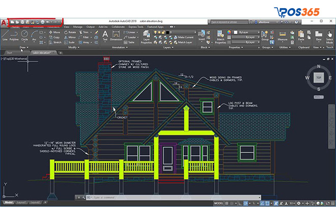 Phần mềm thiết kế nhà cho điện thoại Auto CAD