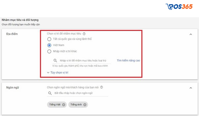 Lựa chọn khoanh vùng địa lý để chiến dịch quảng cáo hiệu quả hơn