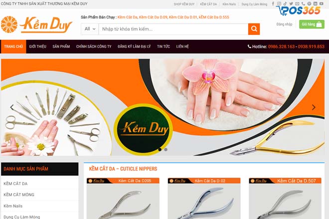  kềm duy chuyên sản xuất và bán sỉ dụng cụ nail tại tphcm