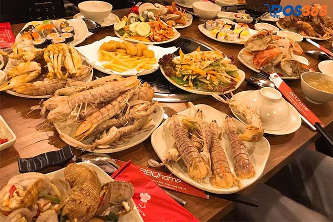 Leng Keng Quán Buffet hải sản hải phòng được giới trẻ yêu thích