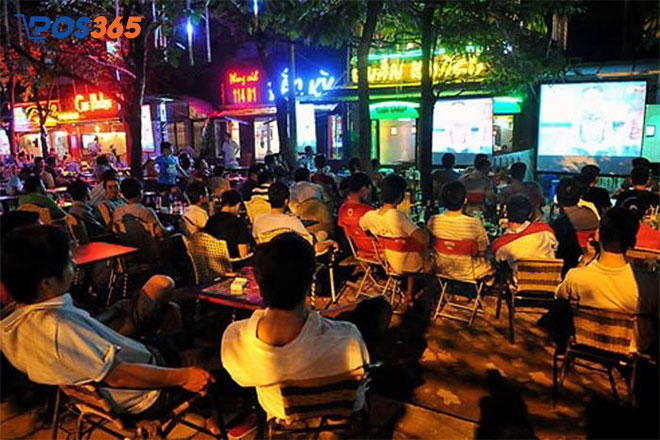 cà phê 56 bóng đá k+ quán cafe bóng đá hot nhất quận ba đình