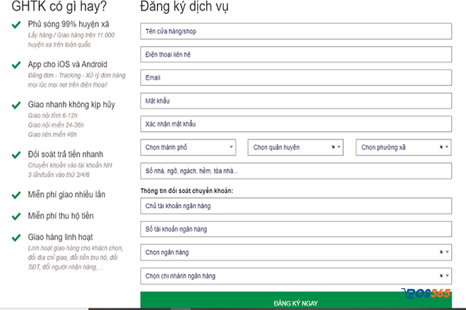 sử dụng dịch vụ ship cod ghtk tiện lợi