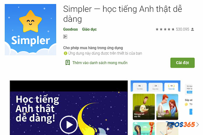 app học tiếng ANh miễn phí