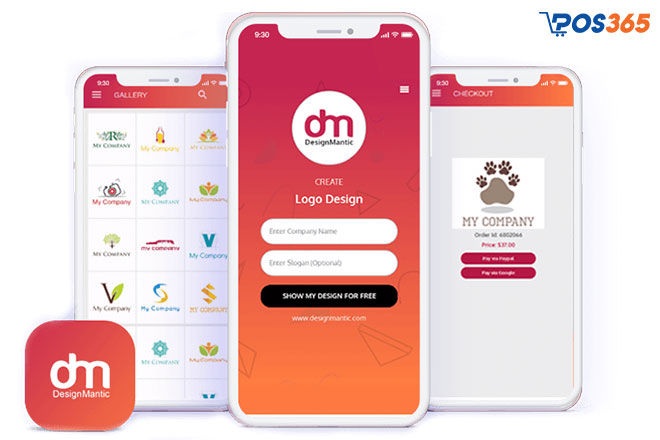 DesignMantic phần mềm thiết kế logo tốt nhất trên điện thoại