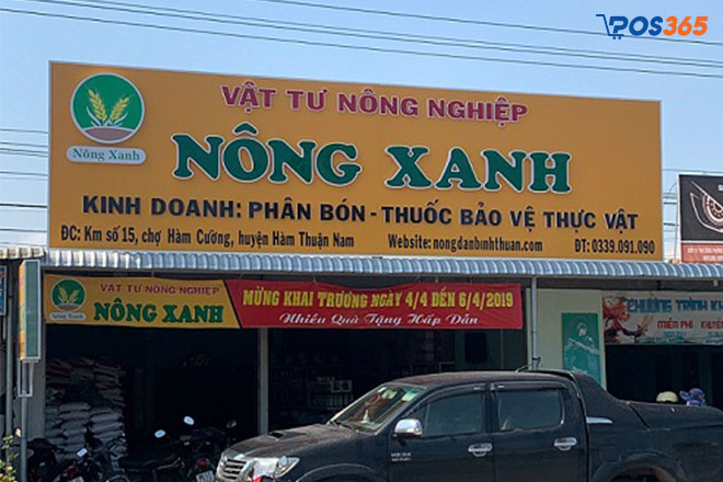 bảng hiệu cửa hàng vật tư nông nghiệp