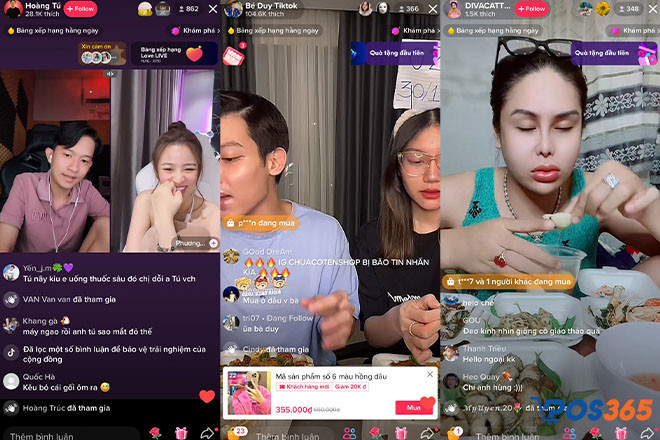 Livestream trên TikTok