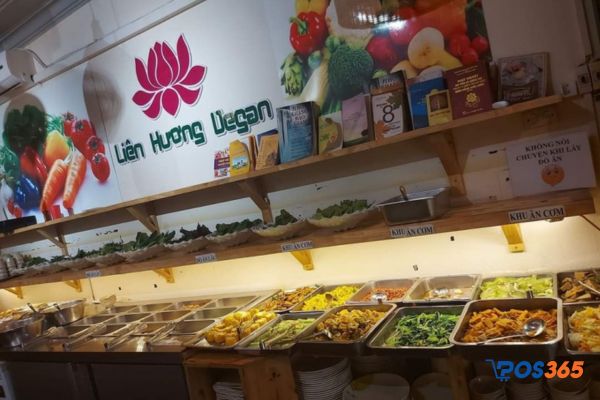 Buffet lẩu chay liên hương vegan