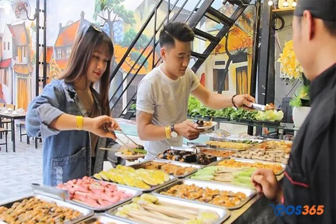  Thiết kế nhà hàng buffet bình dân