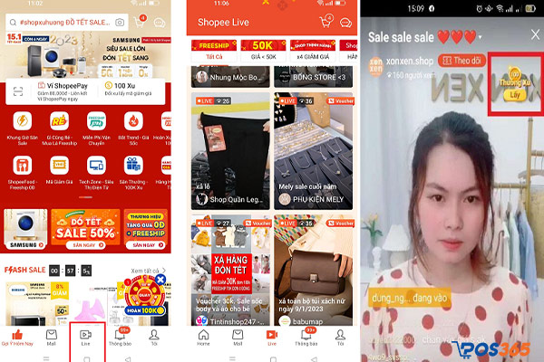 Săn Xu khi xem LiveStream trên Shopee