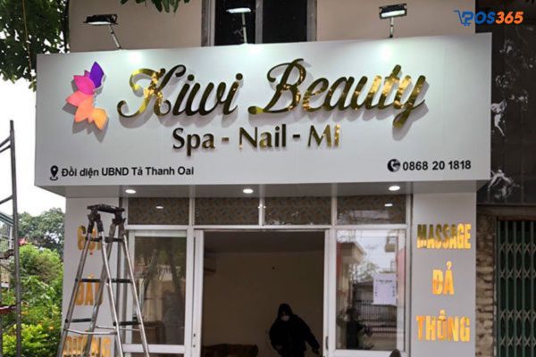 Mẫu biển quảng cáo salon tóc 9