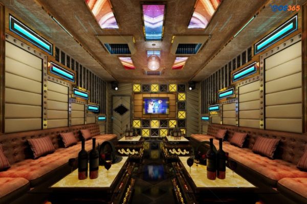 Mẫu phòng karaoke phong cách 3D nhiều hiệu ứng