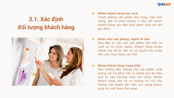 Xác định đối tượng khách hàng