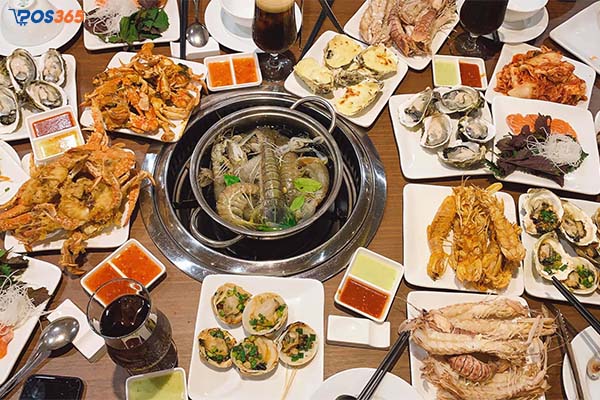 Mẫu thiết kế nhà hàng buffet bình dân 5