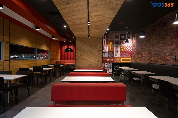 Thiết kế cửa hàng thức ăn nhanh KFC 2