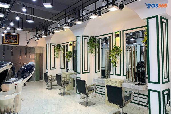 Hệ thống ánh sáng salon tóc