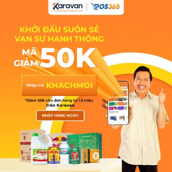 [KARAVAN x POS365] TẶNG CHỦ QUÁN MÃ GIẢM 50K